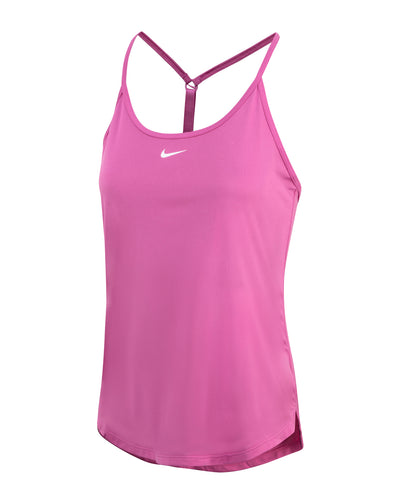 Nike Women’s Nike One Dri-FIT Elastika standard fit tank Cosmic Fuchsia/White