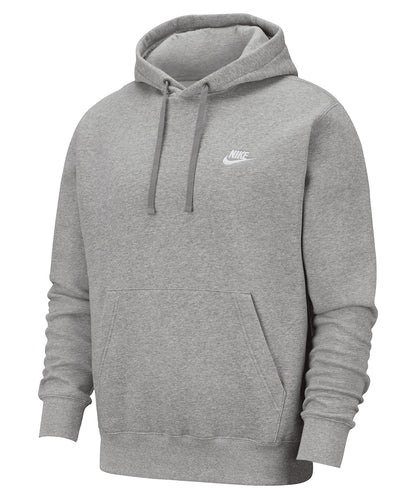 Nike Nike Club hoodie Dark Grey Heather/Matte Silver/White