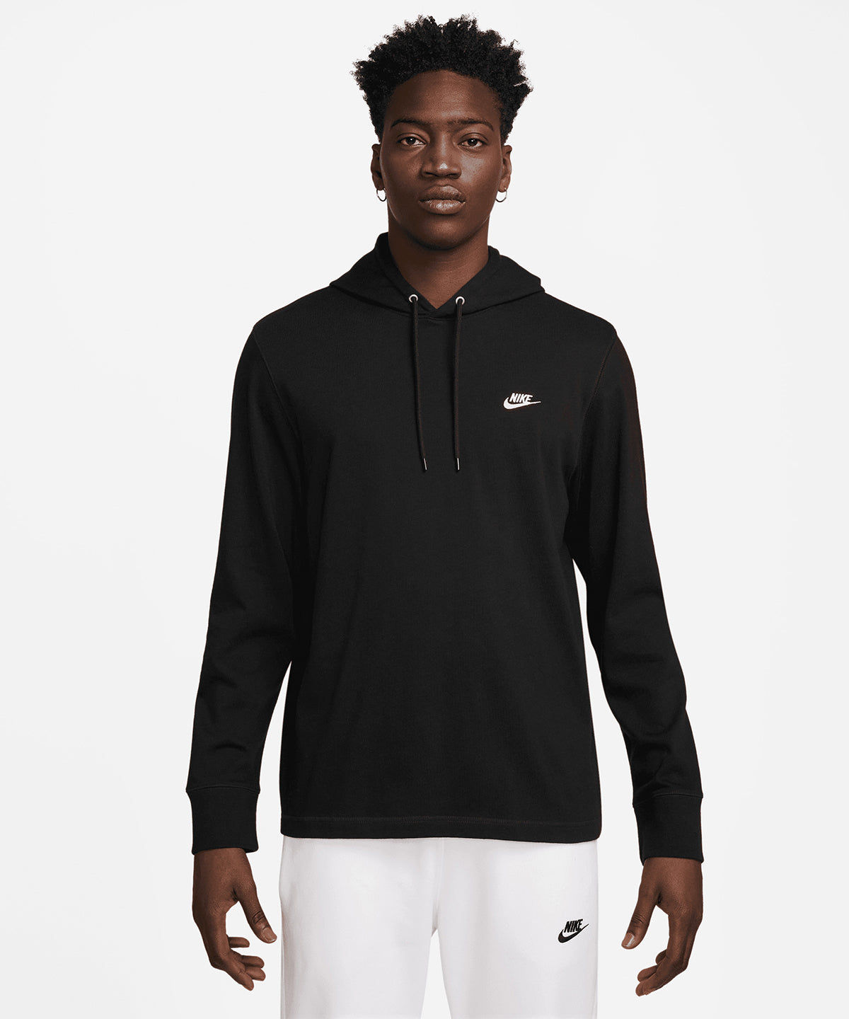 Nike Nike Club knit hoodie Black/Black/White