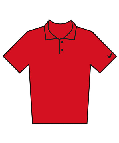 Nike Velocity solid polo Gym Red/Black