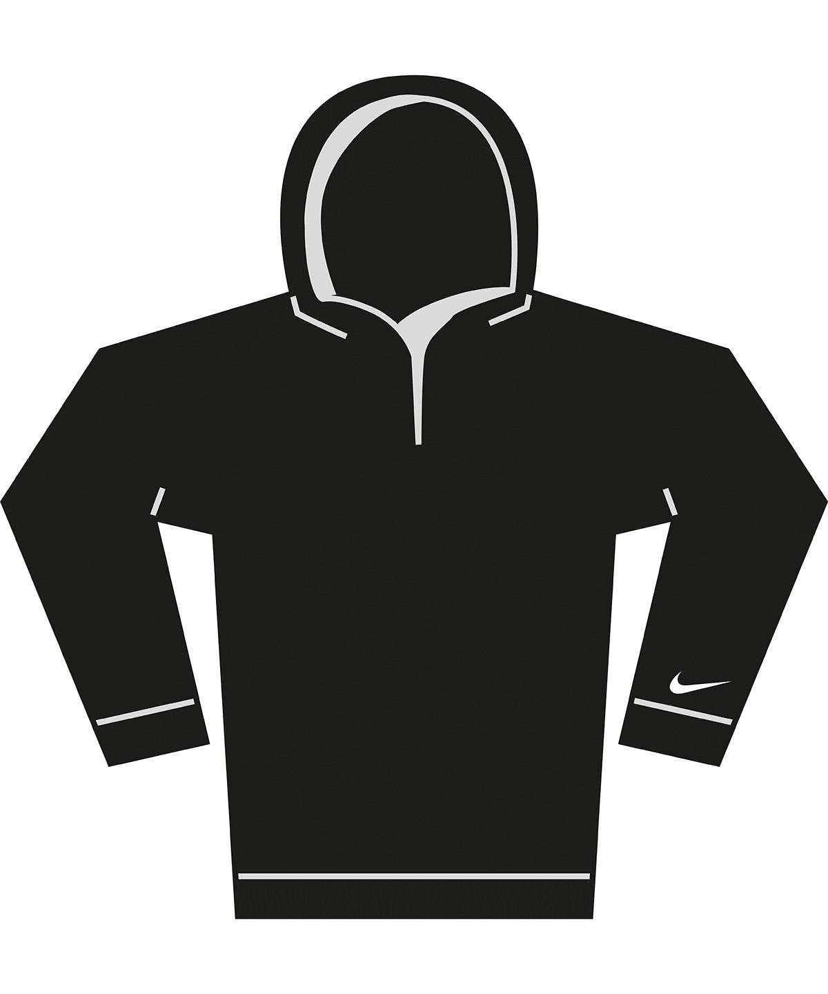 Nike Velocity hoodie Black/White