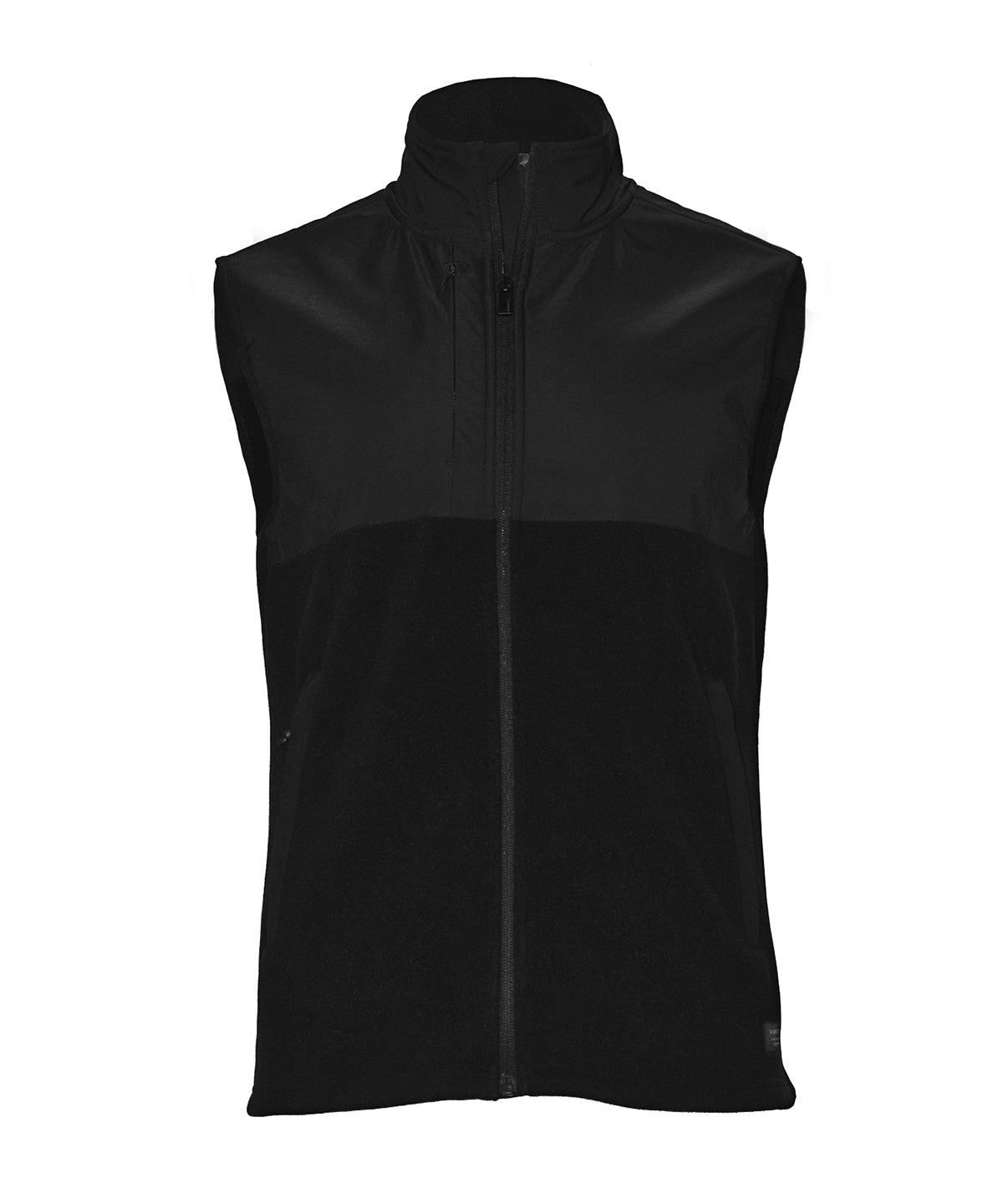 Nimbus Highland - Fashionable yoke fleece vest Black