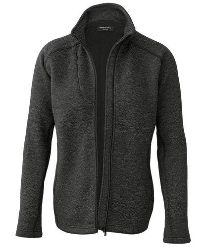 Nimbus Women’s Montana – knitted fleece jacket Dark Grey Melange