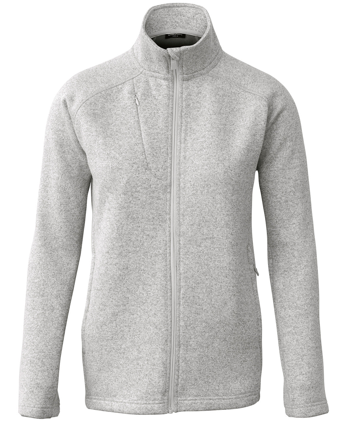 Nimbus Women’s Montana – knitted fleece jacket Light Grey Melange