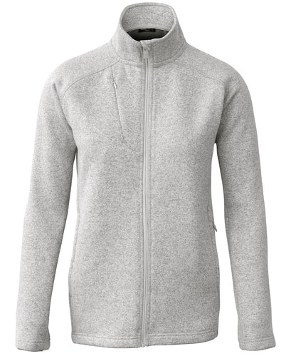 Nimbus Women’s Montana – knitted fleece jacket Light Grey Melange