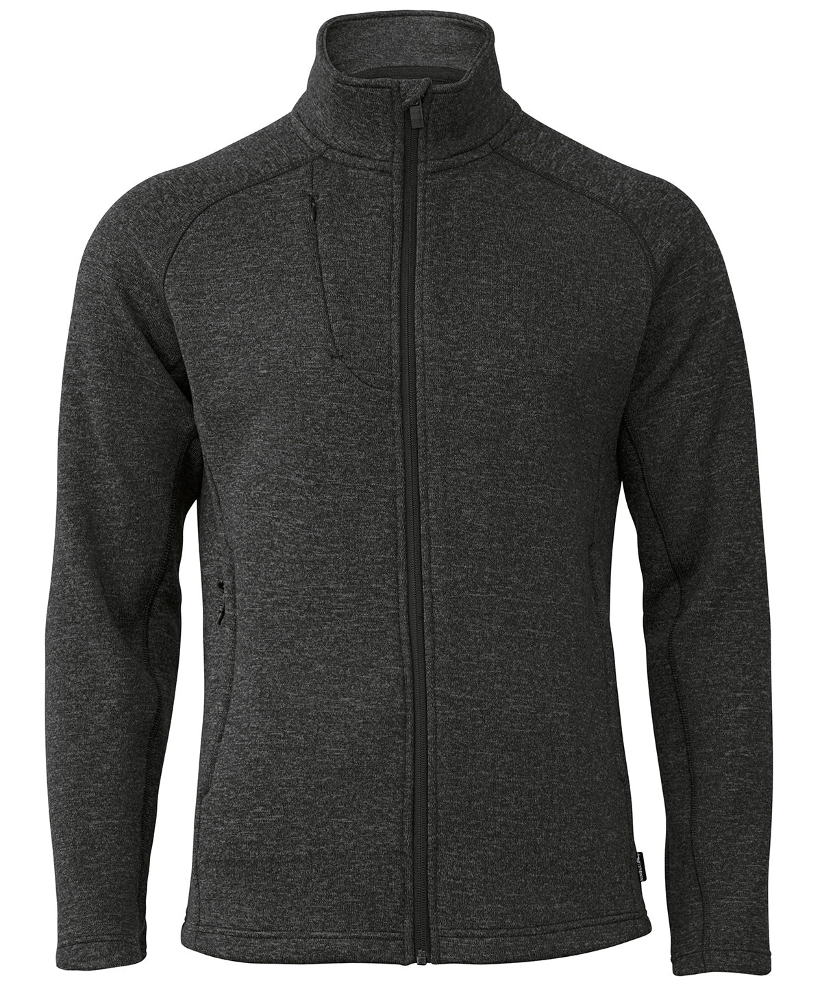 Nimbus Montana – knitted fleece jacket Dark Grey Melange