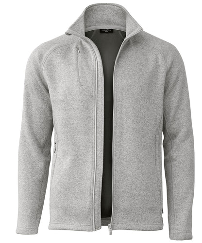 Nimbus Montana – knitted fleece jacket Light Grey Melange