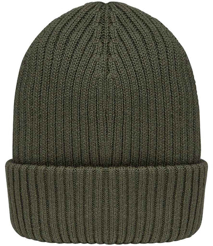 Native Spirit Wide Cuffed Beanie in Khaki