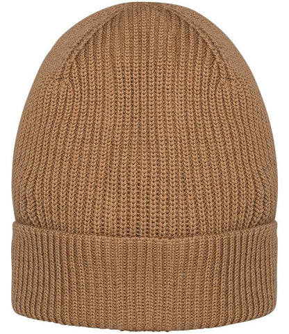 Native Spirit Responsible Wool Beanie in Dark Camel