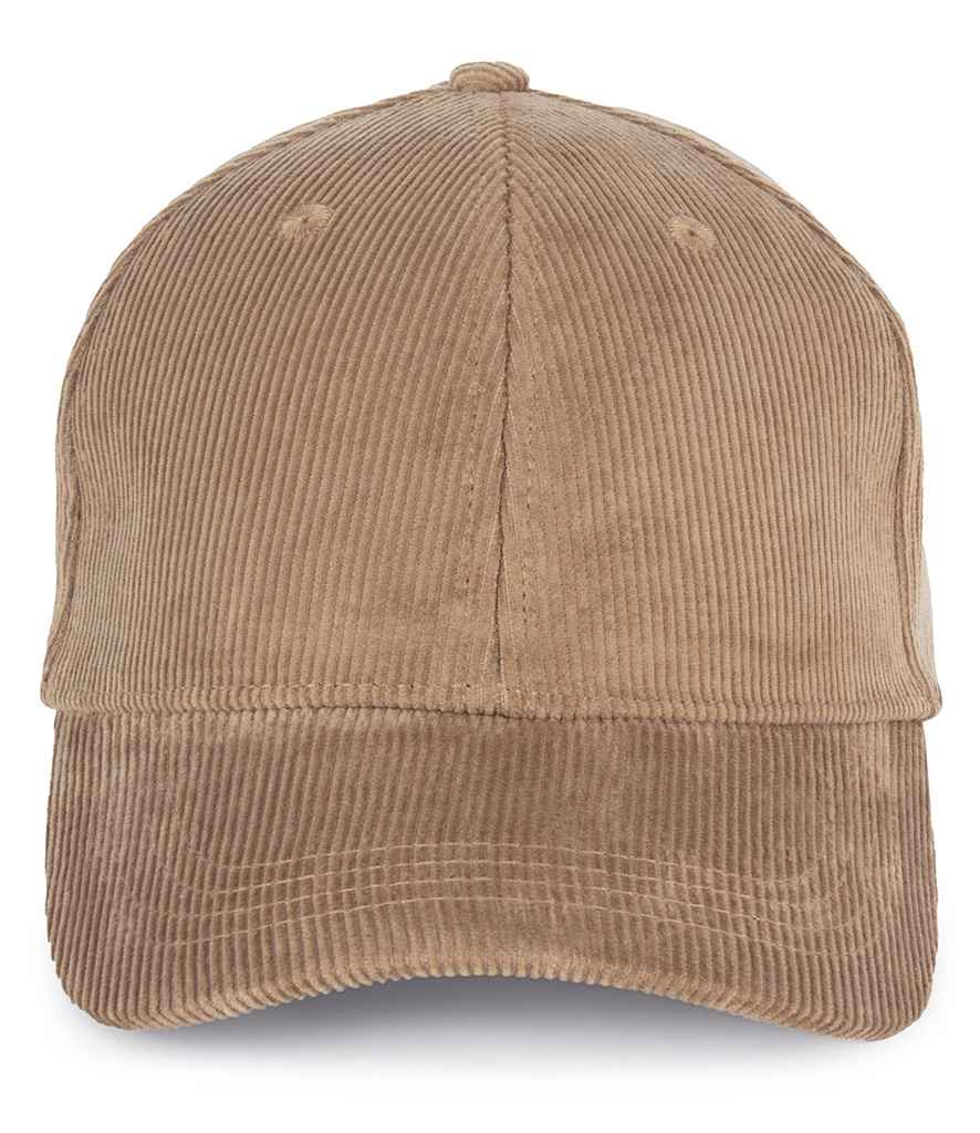 Native Spirit Corduroy 6 Panel Cap in Dark Camel