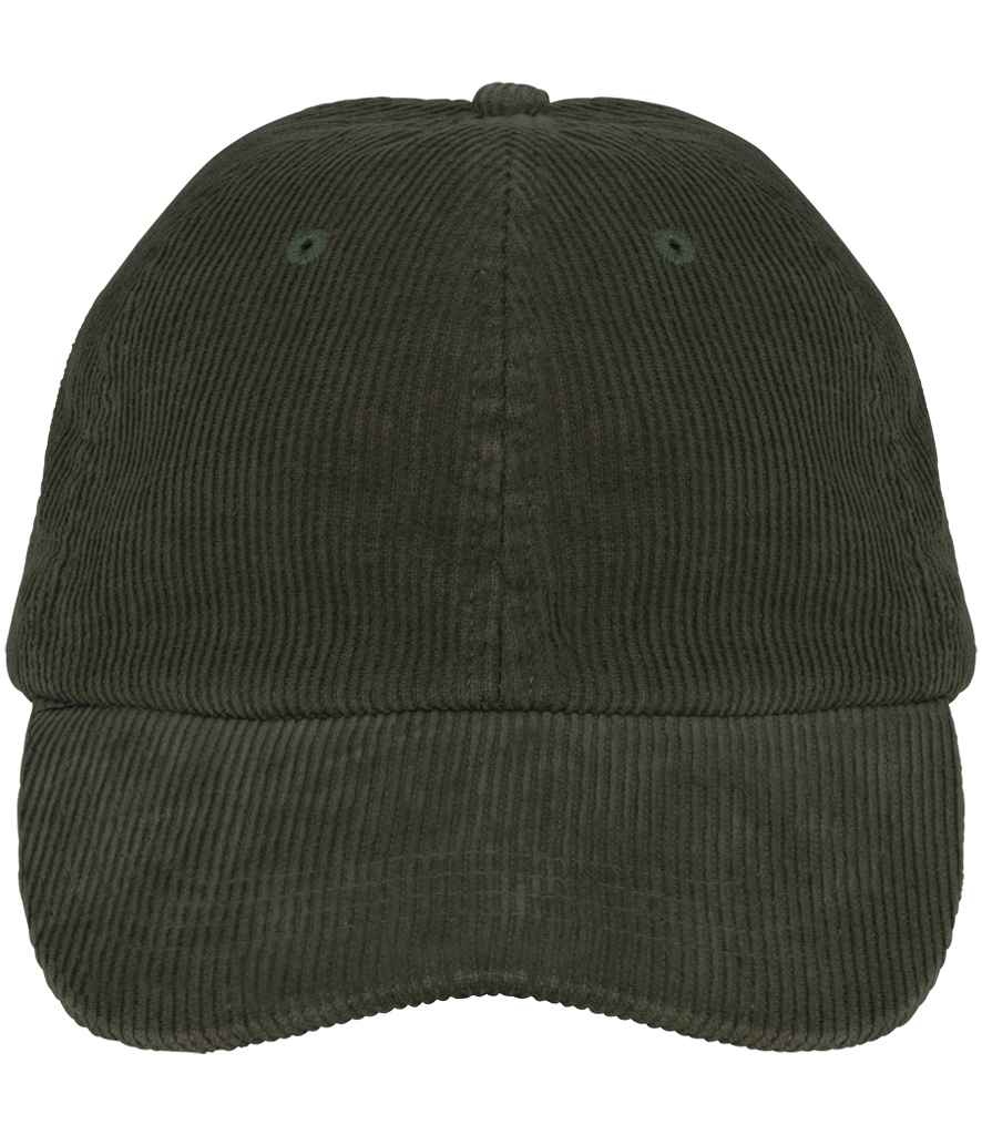 Native Spirit Corduroy 6 Panel Cap in Organic Khaki