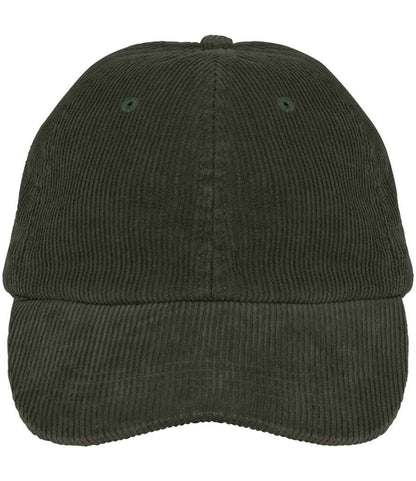Native Spirit Corduroy 6 Panel Cap in Organic Khaki