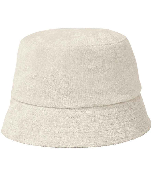 Native Spirit Terry Towel Bucket Hat in Ivory