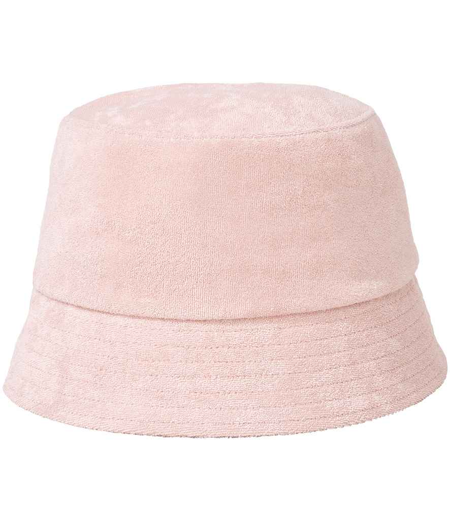 Native Spirit Terry Towel Bucket Hat in Petal Rose