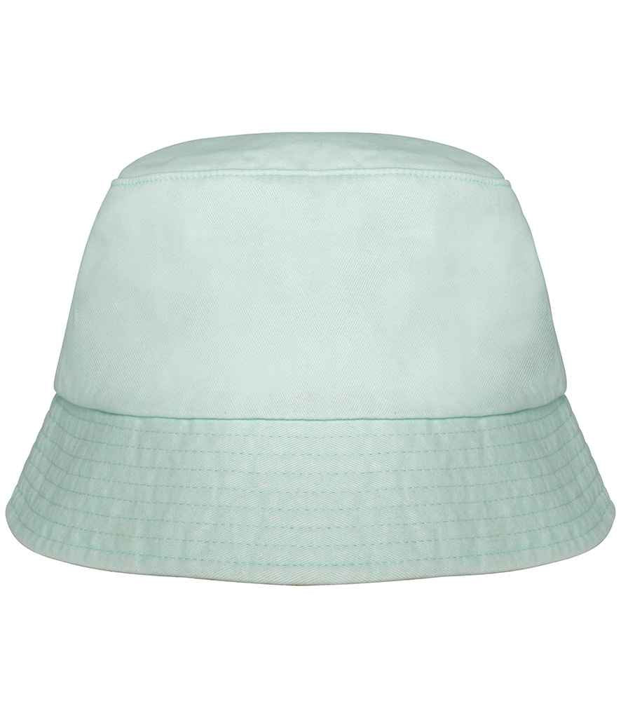 Native Spirit Faded Bucket Hat in Washed Brook Green