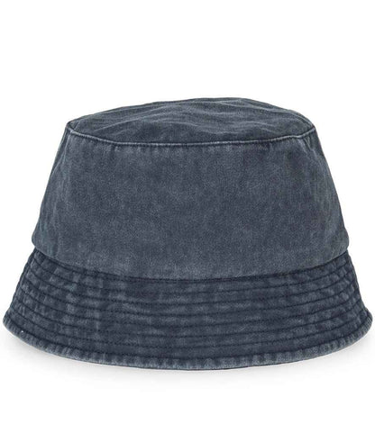 Native Spirit Faded Bucket Hat in Washed Navy