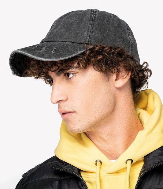 Native Spirit Washed Destroy Cap - Washed Black - Model