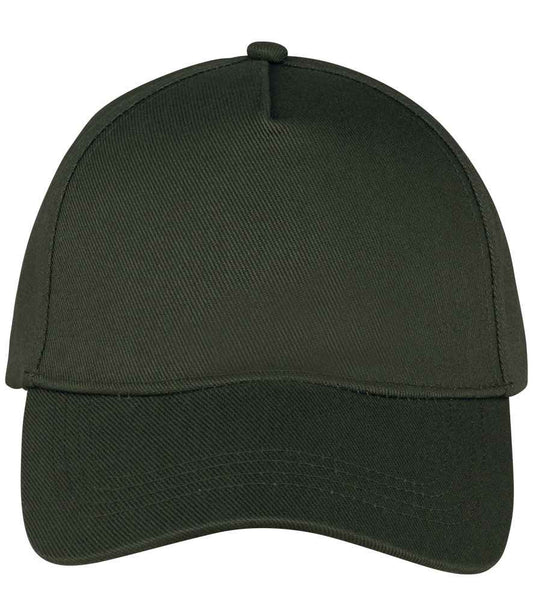 Native Spirit 5 Panel Cap in Organic Khaki