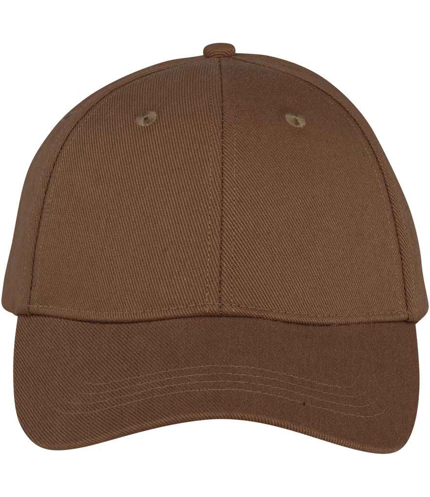 Native Spirit 6 Panel Cap in Dark Camel