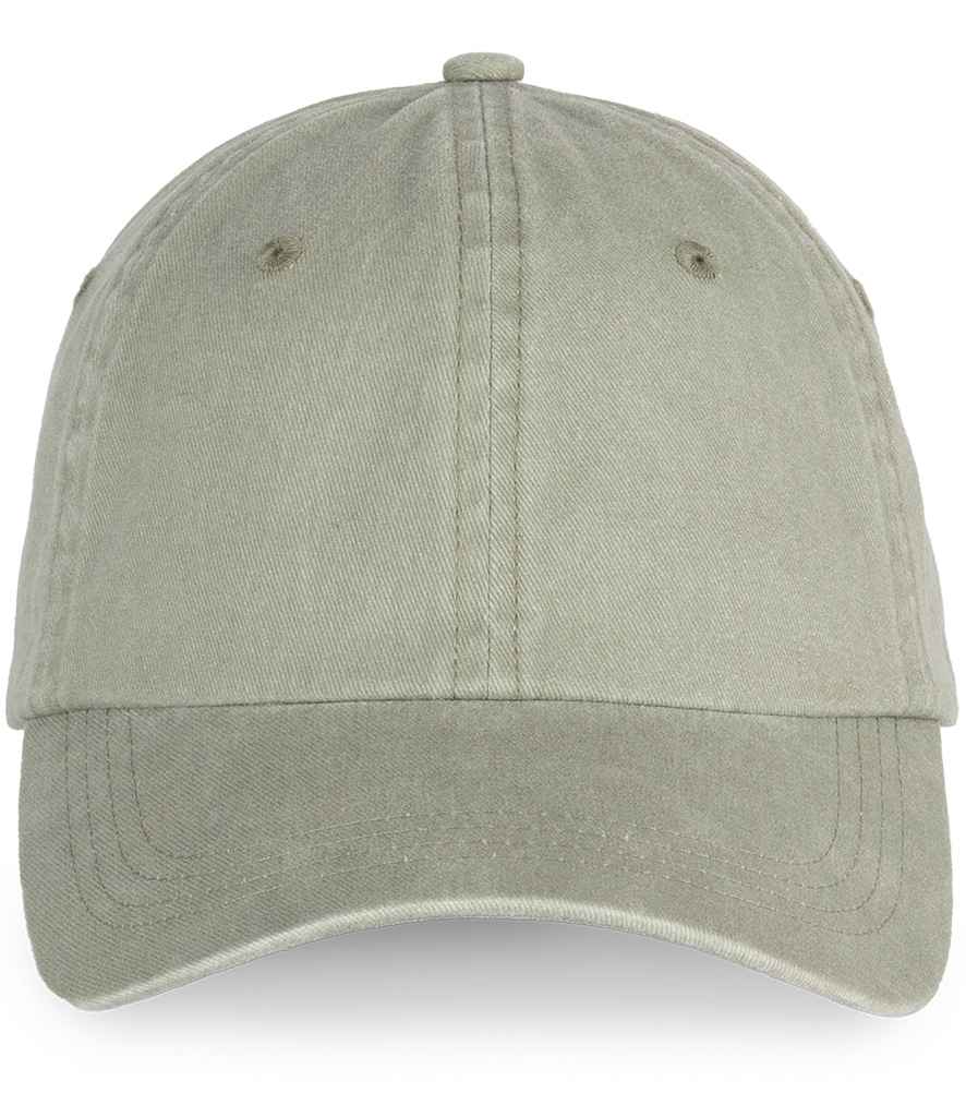Native Spirit Faded Cap in Washed Almond Green