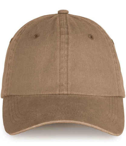 Native Spirit Faded Cap in Washed Dark Camel