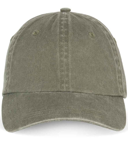Native Spirit Faded Cap in Washed Organic Khaki