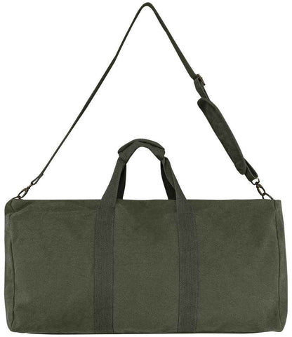 Native Spirit Vintage Travel Bag in Washed Organic Khaki
