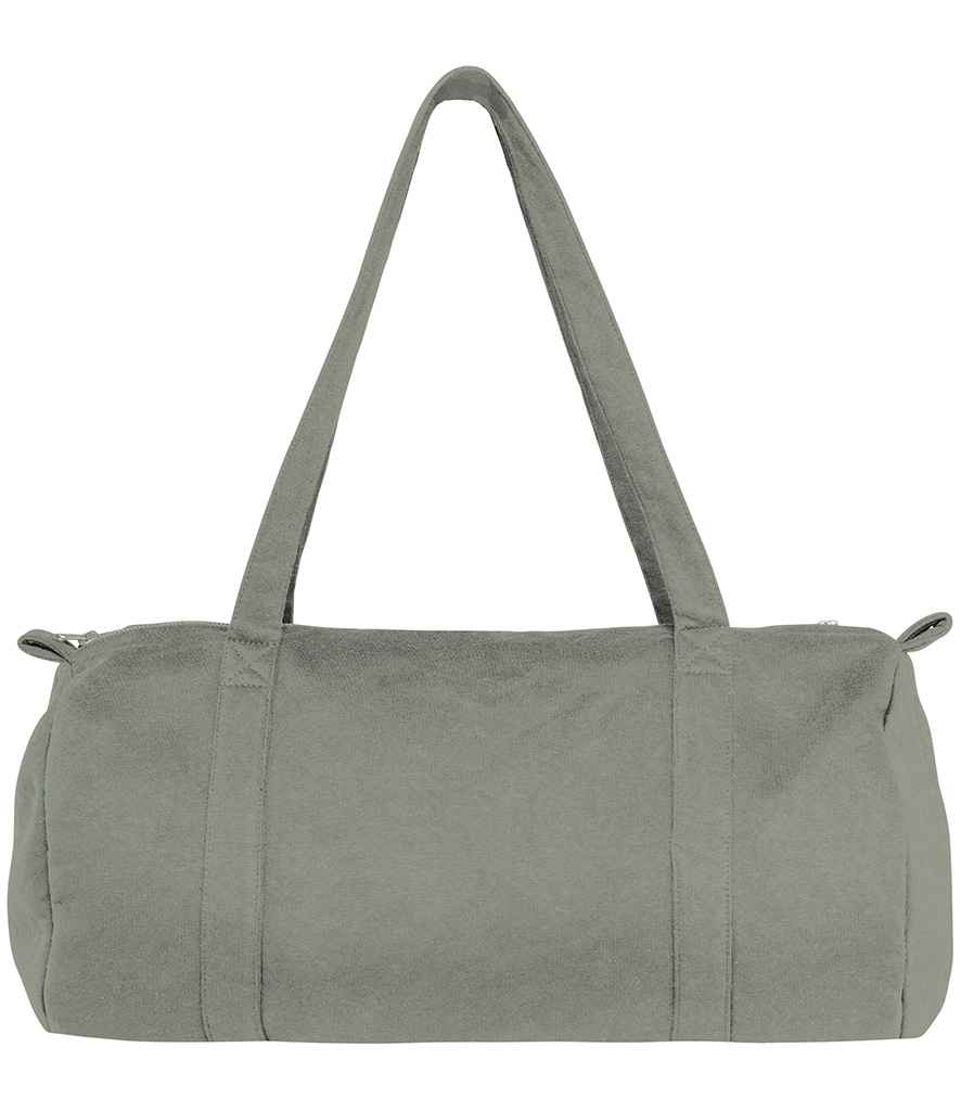 Native Spirit Fleece Duffle Bag in Almond Green