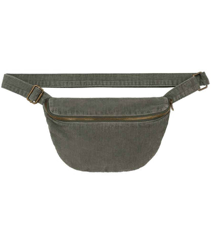Native Spirit Corduroy Faded Waist Bag in Washed Organic Khaki