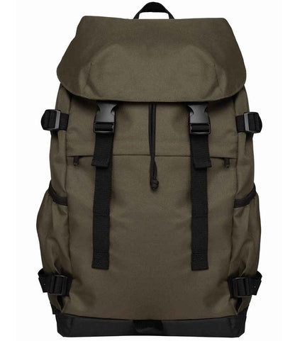 Native Spirit Unisex Backpack in Organic Khaki/Black