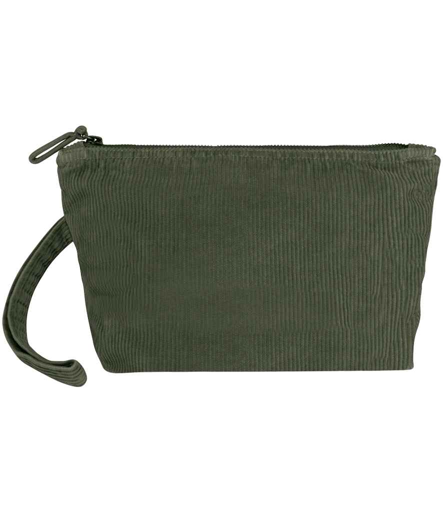 Native Spirit Corduroy Pouch in Washed Organic Khaki