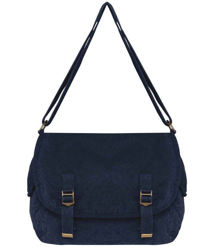 Native Spirit Faded Messenger Bag in Washed Navy