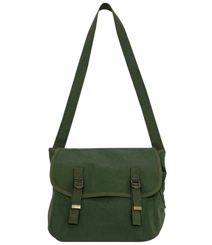 Native Spirit Faded Messenger Bag in Washed Organic Khaki