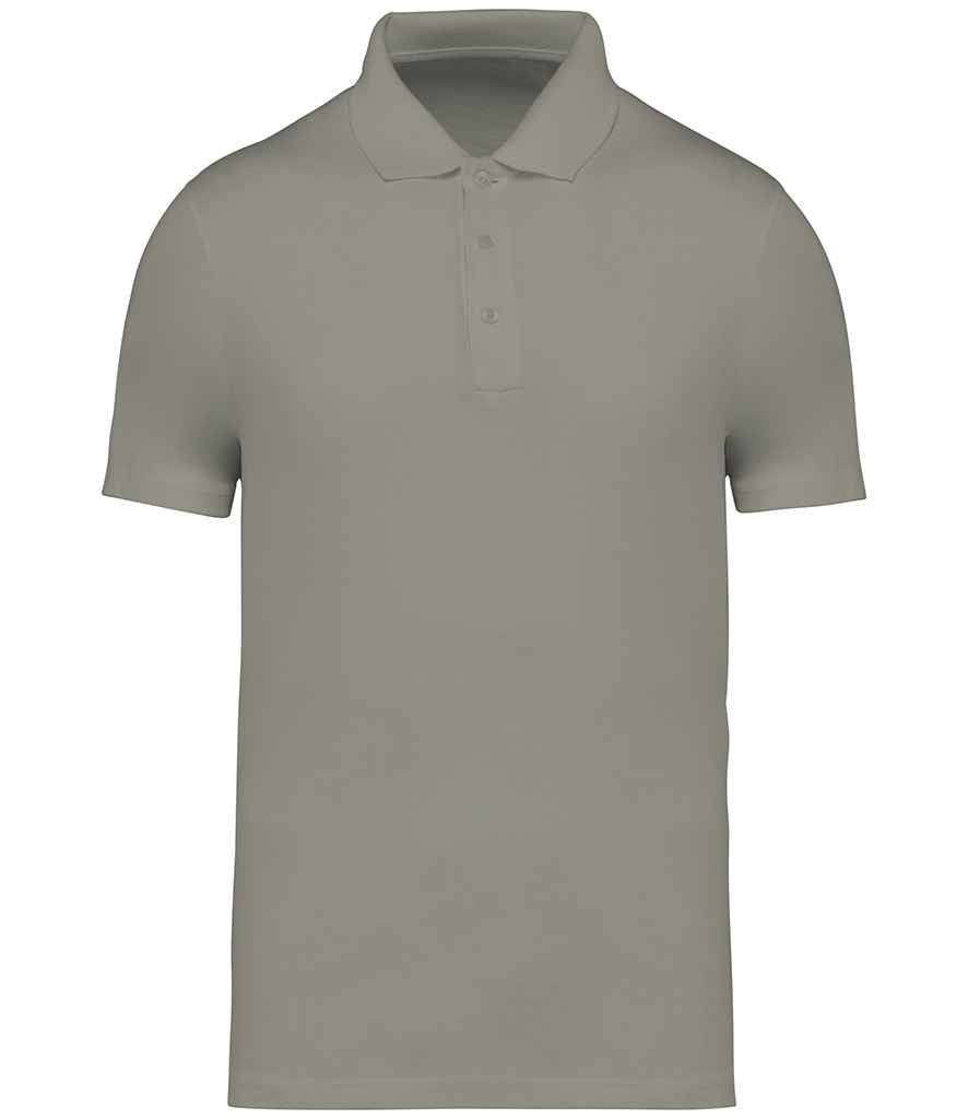 Native Spirit Jersey Polo Shirt in Almond Green