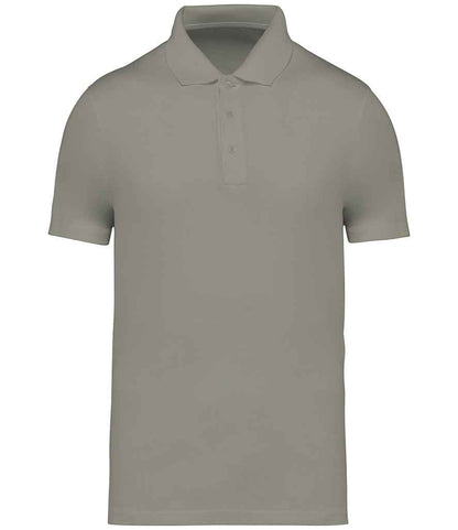Native Spirit Jersey Polo Shirt in Almond Green