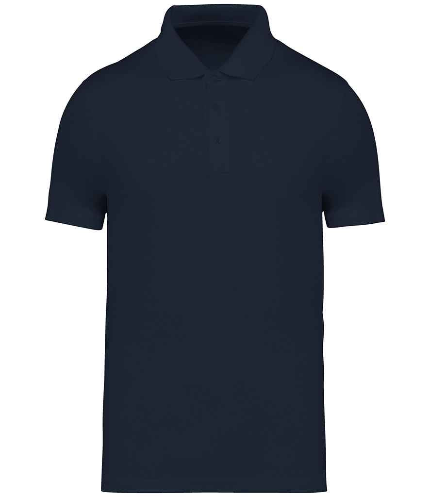 Native Spirit Jersey Polo Shirt in Navy