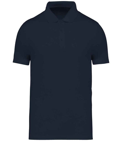 Native Spirit Jersey Polo Shirt in Navy