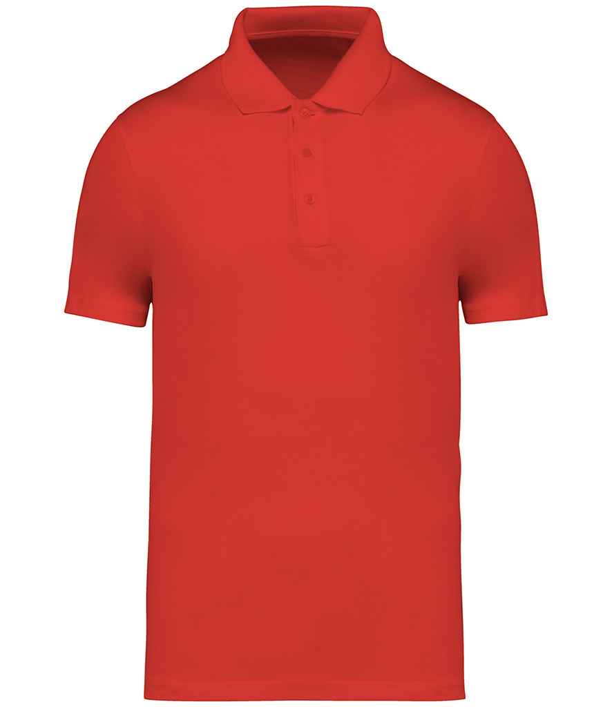 Native Spirit Jersey Polo Shirt in Paprika
