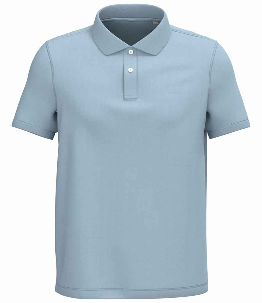 Native Spirit Piqué Polo Shirt in Aquamarine
