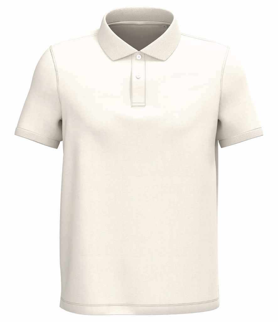 Native Spirit Piqué Polo Shirt in Ivory