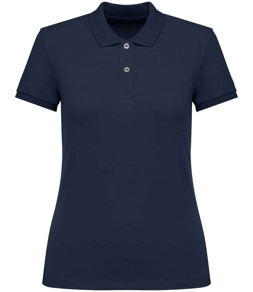 Native Spirit Ladies Piqué Polo Shirt in Navy