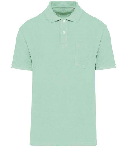 Native Spirit Terry Towel Polo Shirt