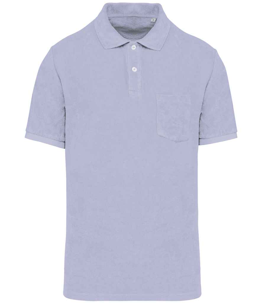 Native Spirit Terry Towel Polo Shirt in Parma