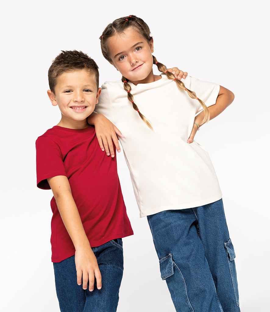 Native Spirit Kids T-Shirt - Hibiscus Red