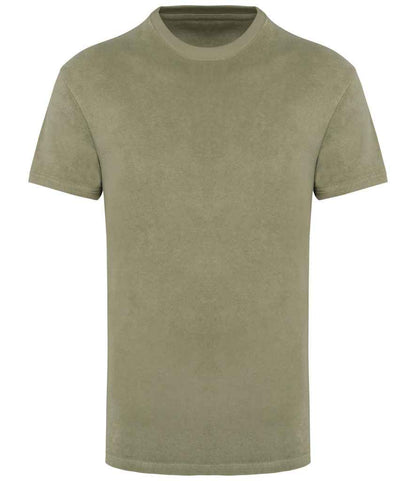 Native Spirit Terry Towel T-Shirt in Almond Green