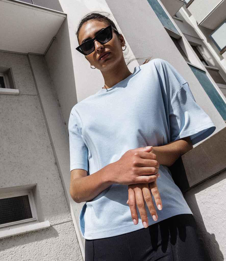 Native Spirit Ladies Oversized T-Shirt - Aquamarine