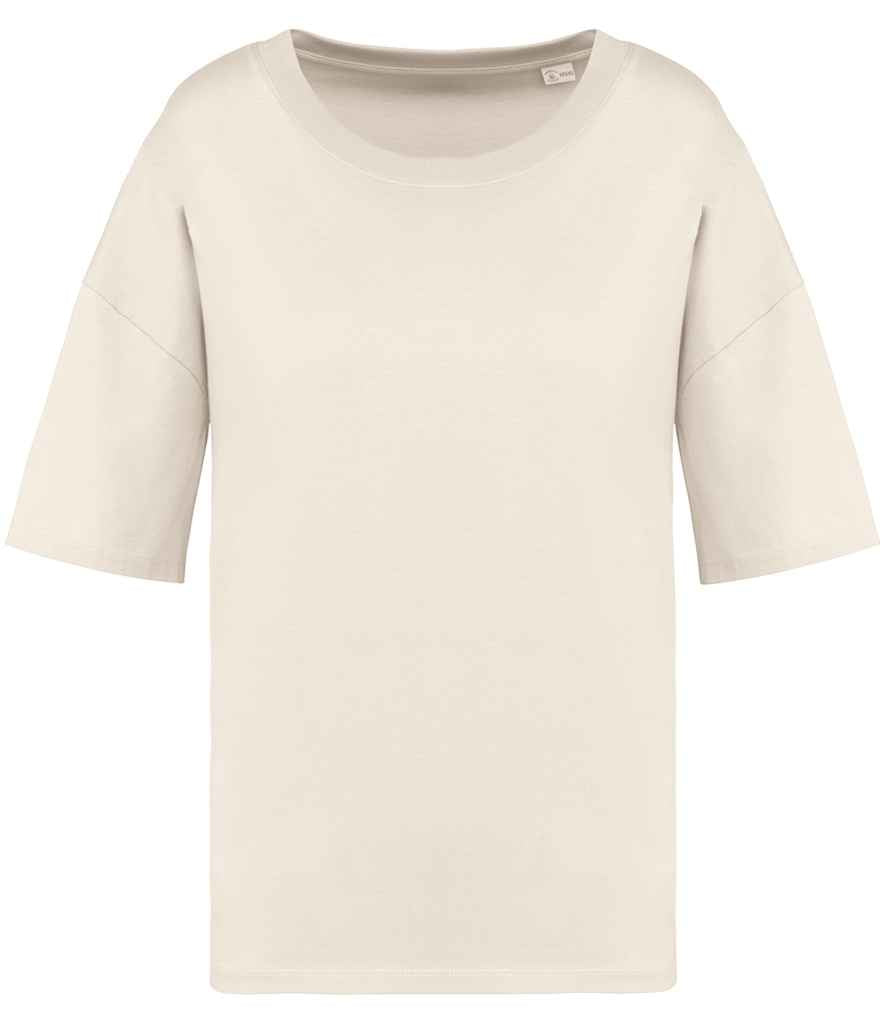 Native Spirit Ladies Oversized T-Shirt in Ivory