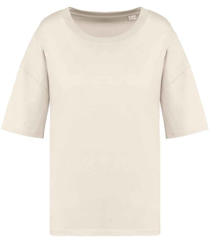 Native Spirit Ladies Oversized T-Shirt in Ivory