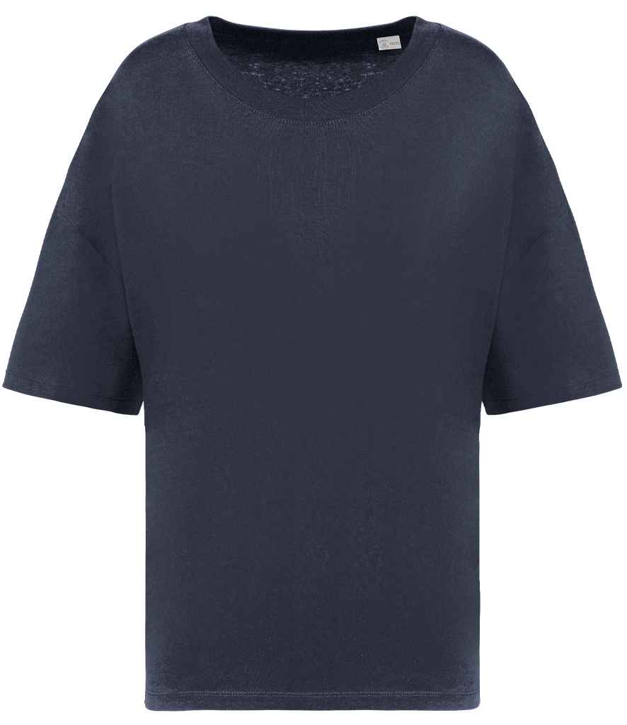 Native Spirit Ladies Oversized T-Shirt in Navy
