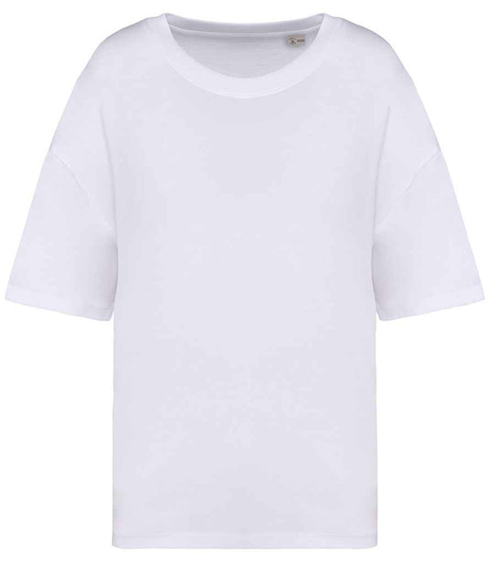 Native Spirit Ladies Oversized T-Shirt in White